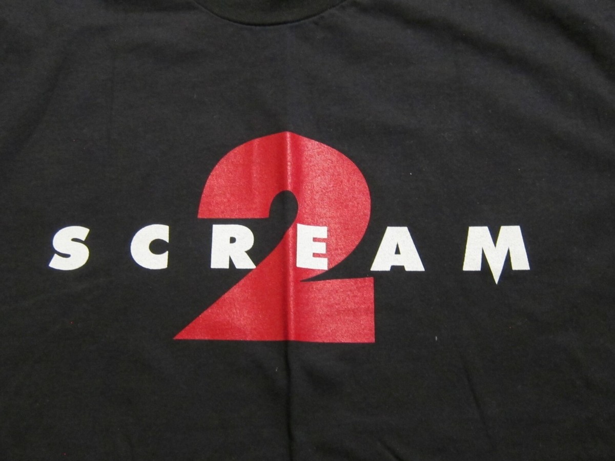Vintage SCREAM 2 Awesome Cool New Horror Movie Promo T-Shirt Adult
