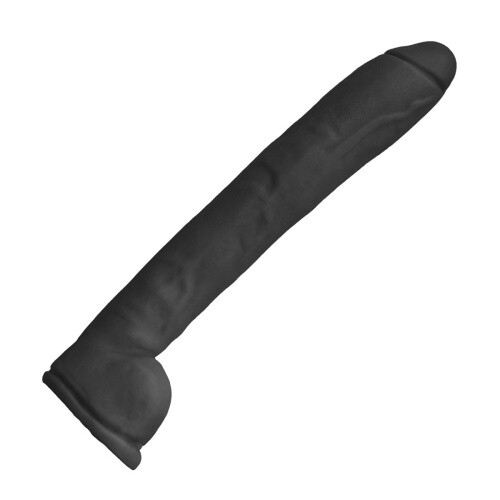 Extra langer Monster Dildo XXL 5,7 ? Erotik Sextoy gefühlsecht Schwarz 39,5 cm - Bild 1 von 1