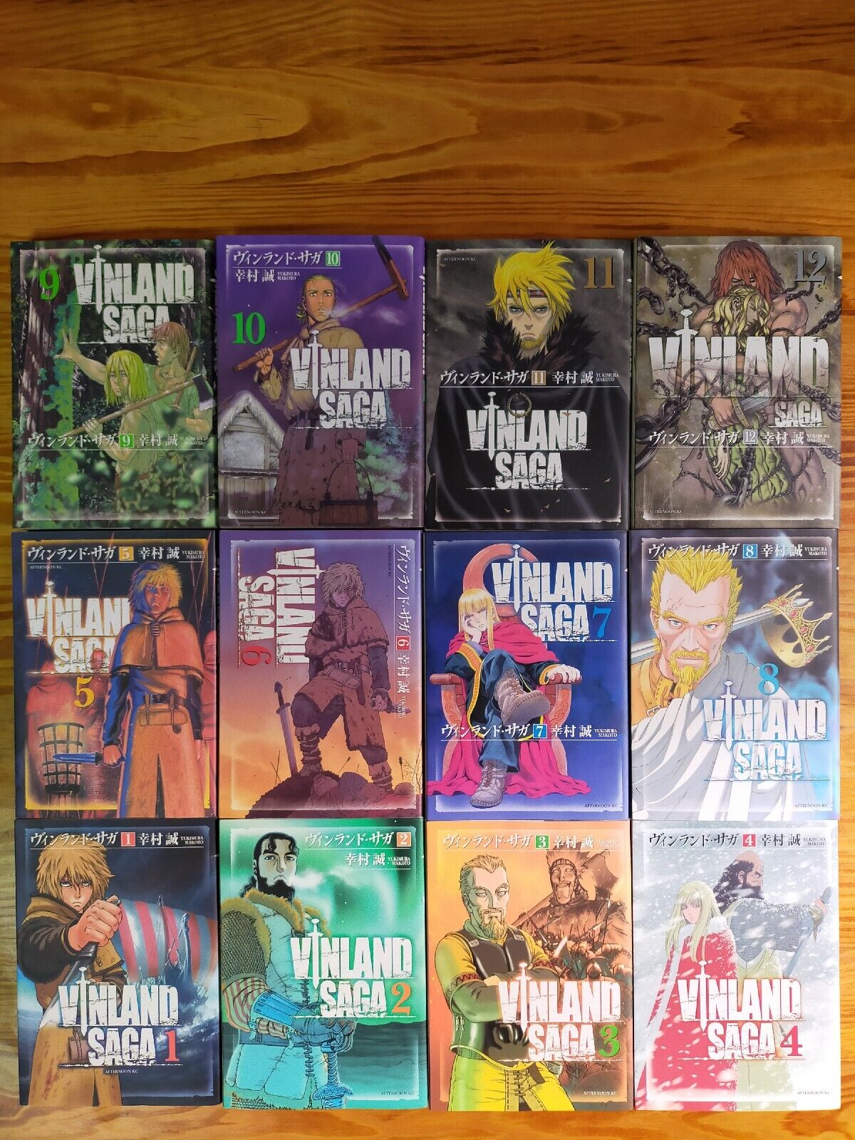 Vinland Saga Manga Set, Vol. 1-12 by Makoto Yukimura