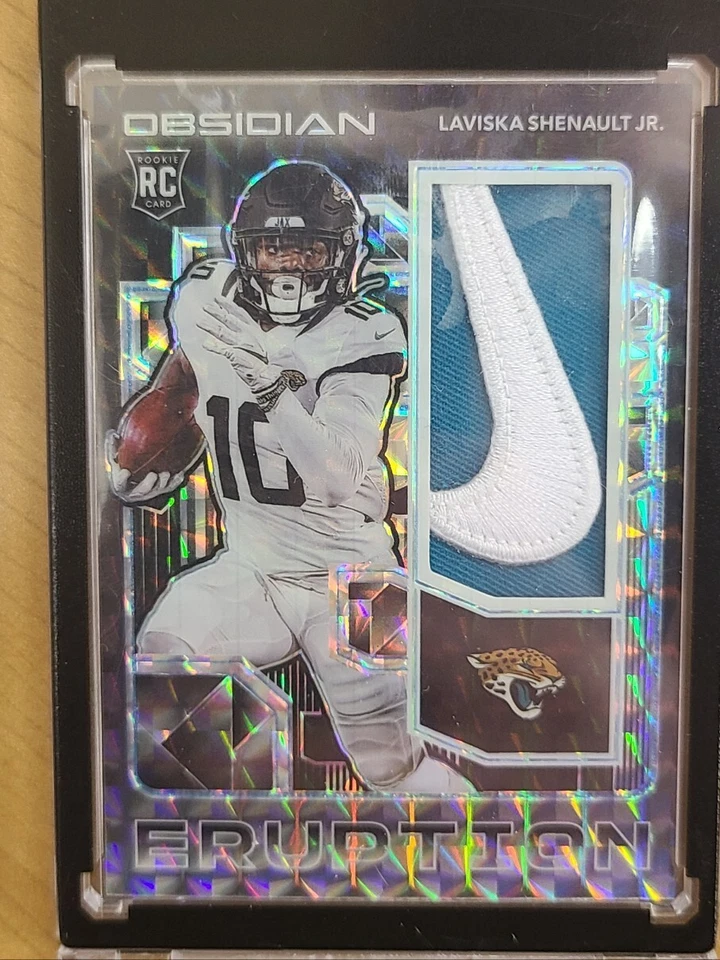 2020 Panini Obsidian - Rookie Eruption Laviska Shenault JR. 1 of 1 NIKE PATCH - Image 3 of 4
