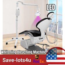 LED Dental Mobile Teeth Whitening Bleaching Machine Cold Blue/Red/Purple Light
