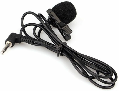5x EXMAX Mini Lapel Mic Tie Clip-on 1/8” 3.5mm Jack Condenser Collar Microphone - Picture 8 of 8
