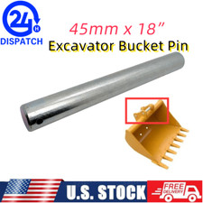 45mm x 18-In Excavator Bucket Pin for John Deere Kubota Case Case IH Caterpillar