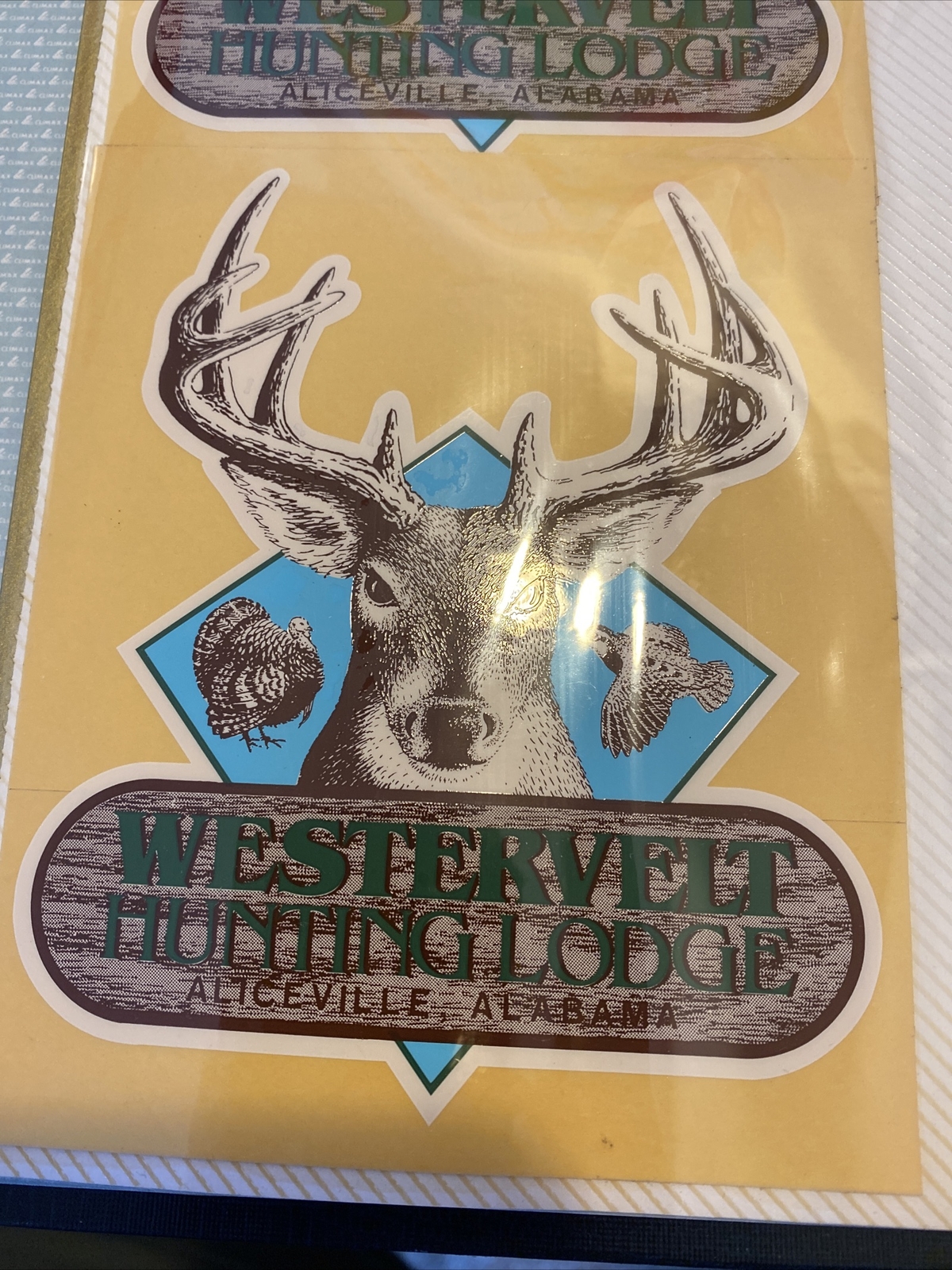 Westervelt hunting lodge decal Aliceville Alabama eBay