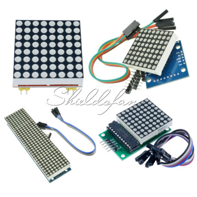 MAX7219 Dot Matrix MCU control LED Display Module for Arduino Raspberry Pi