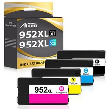 4PK For HP 952XL Ink Cartridges For HP 952 Ink OfficeJet Pro 7720 8210 8715 8740