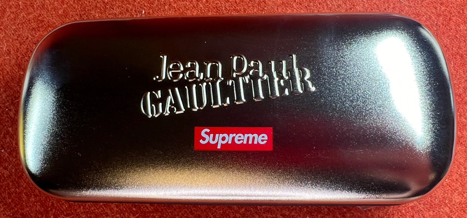 Lunettes de soleil SS19 Supreme x Jean Paul Gaultier JPG or fabriquées au Japon NEUVES SCELLÉES