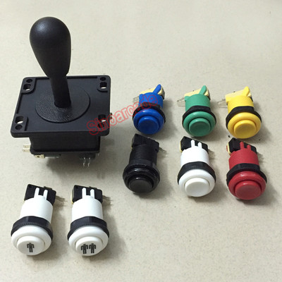Arcade HAPP Competition 4 Way Joysticks And Buttons KIT for Multicade Jamma MAME