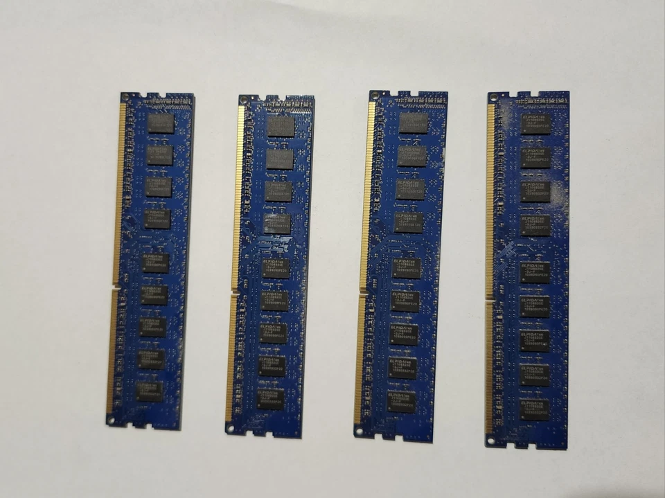 8GB ( 2GBx4 ) Major Brands DDR3 PC3-10600 1333MHz Desktop Memory RAM     Tested - Image 2 of 3
