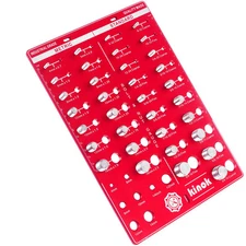 42 Nut and Bolt Thread Checker, Kinok Bolt Size and Thread Gauge, 19 Standard...