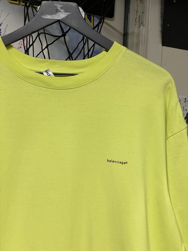 Balenciaga Spellout Small Logo Tee Shirt Men’s XLarge