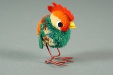 Original Steiff Wool Animal Rooster Metal Legs 1.51Z