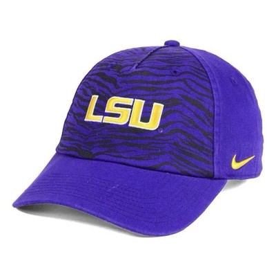 LSU Tigers Nike NCAA Benassi Hook H86 Cap Heritage 86 Tiger Stripes Adjustable