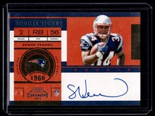 Shane Vereen 2011 Playoff Contenders Rookie Ticket Autograph Auto Card #217. rookie card picture
