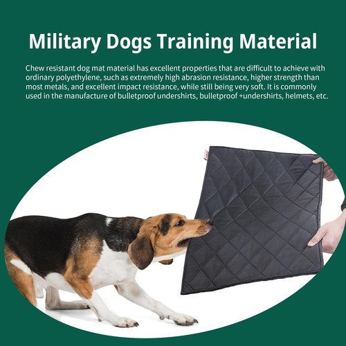 Chew Proof Dog Crate Pad Mat 35x22 Upgraded Indestructible Training Fabric Pet B - Picture 2 of 7
