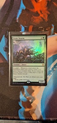 MTG Zendikar Rising Scute Swarm Foil Rare Karte. Near Mint.