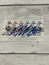 Alex DeBrincat Signed Card Upper Deck ELECTROMAGNETIC JSA COA IP Auto Blackhawks