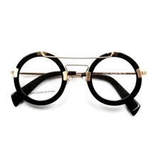44mm Round Unisex Eyeglasses Frames Eyewear Vintage Glasses Frame Spectacles v