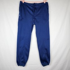 Christian Dior Monsieur VTG. Blue Track Pants Joggers Drawstring Elastic Waist M