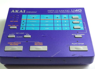 AKAI Riff-O-Matic U40 Phrase Recorder Sampler free shipping | eBay