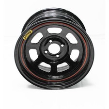 Bassett 57rh3 15x7 Dot D-hole 4x100 Mm 3 In Backspace Black Wheel
