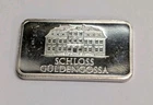 Vintage Geiger Edelmetalle .999 Fine Silver Rectangle Silver Bar 20 Grams