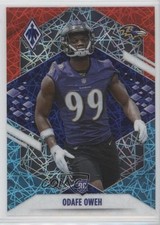2021 Panini Phoenix Rookie Fire & Ice Lazer 5/50 Odafe Oweh #156 f1i