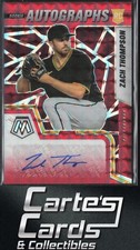 Zach Thompson 2022 Panini Mosaic #RAM-ZT Rookie Autographs Mosaic Red Prizm