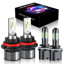 For Dodge RAM 1500 2500 3500 1994-2001 6000K LED Headlight Fog Light Bulbs