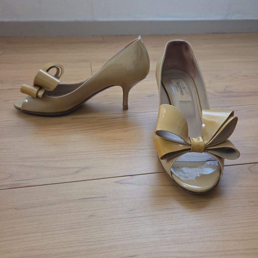 Valentino Garavani Pumps Heel Leather Ocher EU35.5/US5.5 116188c thumbnail 15