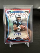 2024 Panini Certified Jonathon Brooks Rookie Roll Call Red Auto /99 RC Panthers