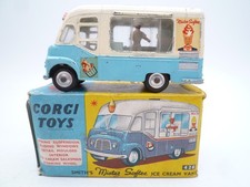VINTAGE CORGI TOYS 428 SMITHS MISTER SOFTEE ICE CREAM VAN PART ORIGINAL BOX 1963