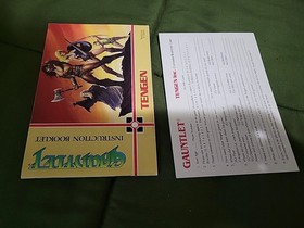 Gauntlet & Gauntlet II Cib Posters Manual Dust Sleeve Inserts Nes SEE PICS