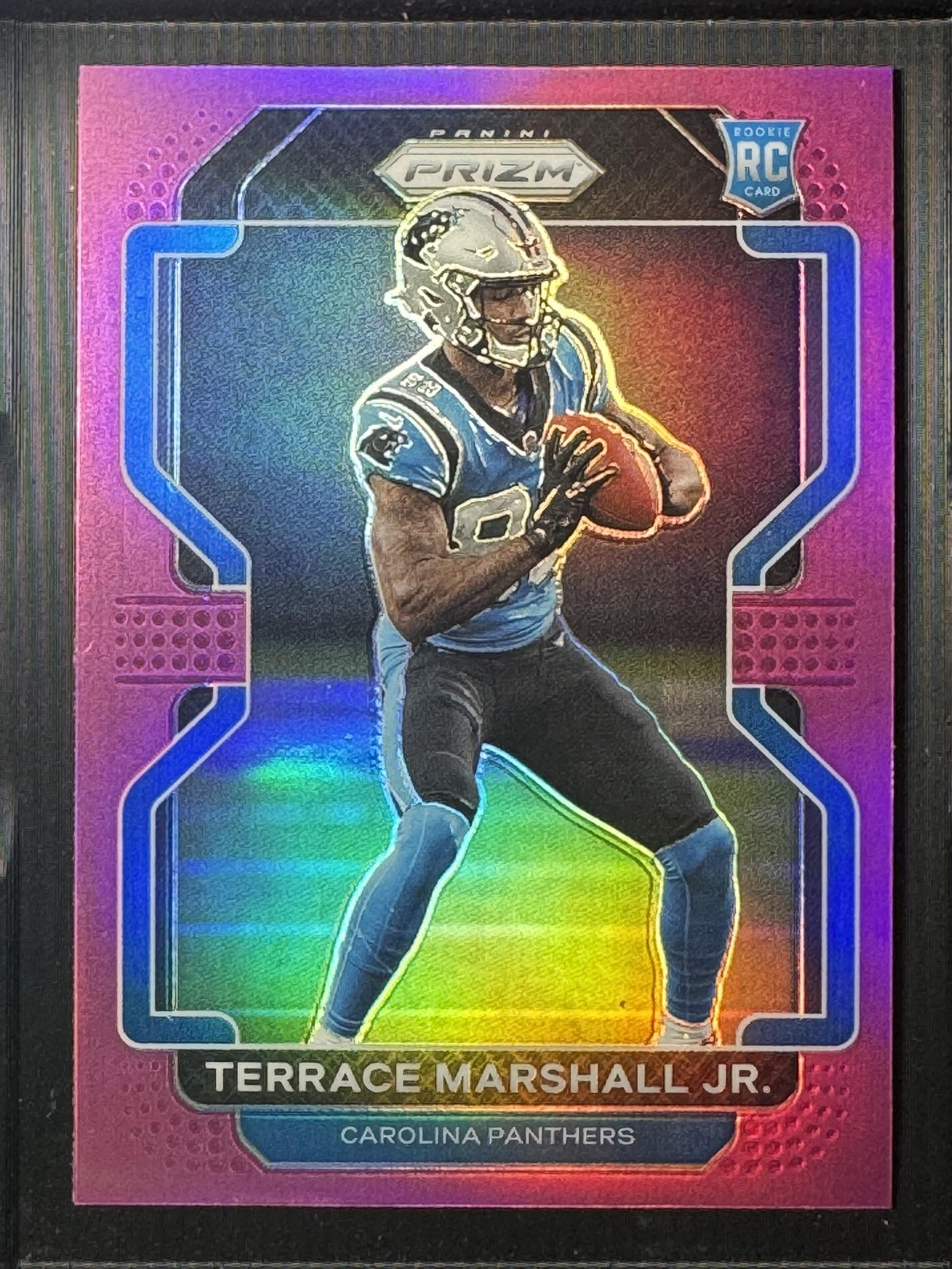 2021 Panini Prizm Pink #348 Terrace Marshall Jr. Carolina Panthers Rookie
