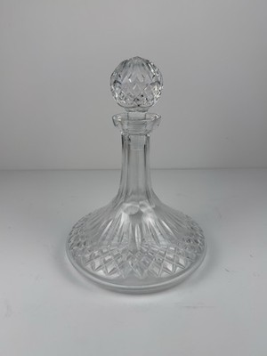 Waterford Crystal Lismore Ships Decanter Vintage 10''