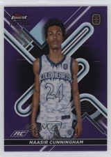 2022 Finest OTE Overtime Elite Purple Refractor Nassir Cunningham Naasir 1it5