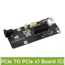 Waveshare PCIe FFC Connector To PCIe x1 Slot Adapter Board For Raspberry Pi 5