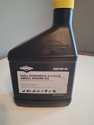 #ad Briggs amp; Stratton 5W 30 Full Synthetic Oil for Small Engines 18 oz. $7.01