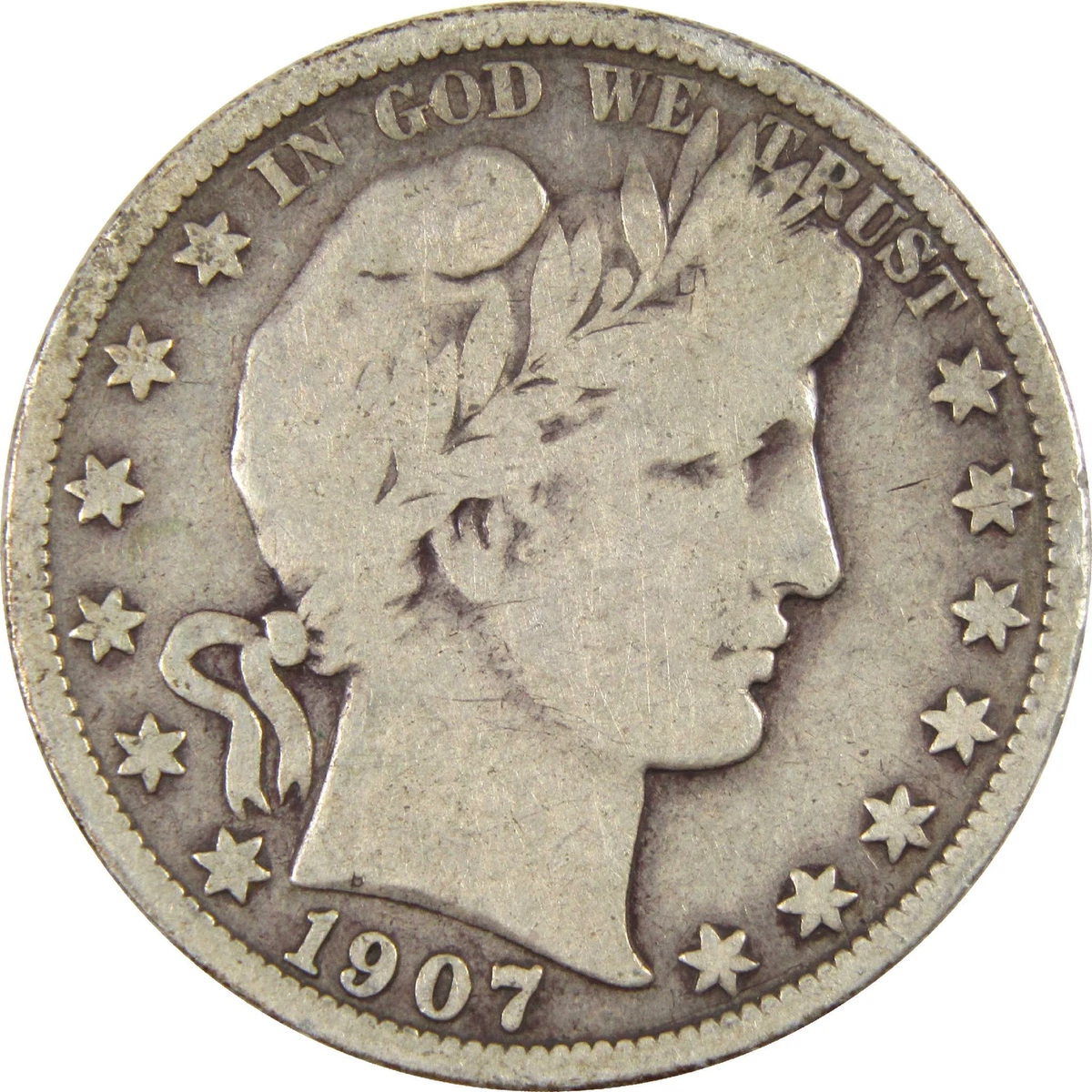 1907 Year Barber Half Dollars (1892-1915) for sale | eBay