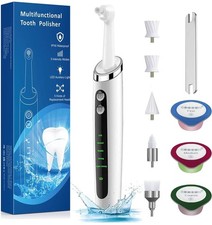 Tooth Polisher Electric Teeth Plaque Stain Remover, Teeth Cleaner whitening k...