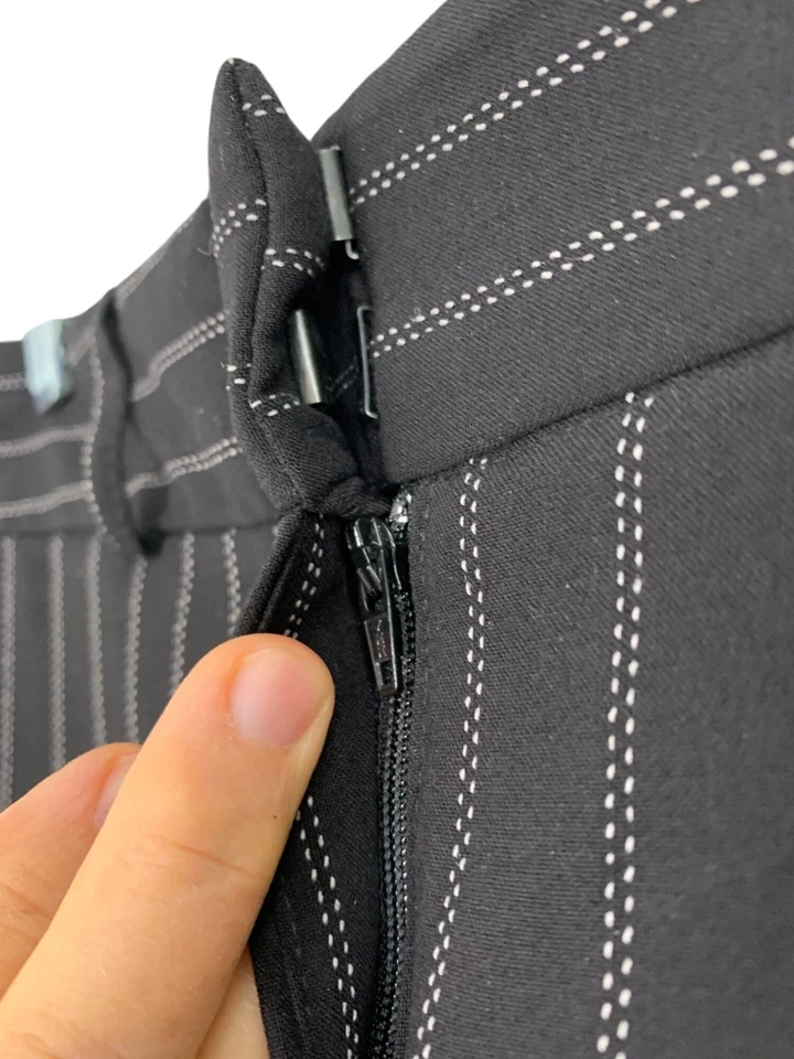 Новый с Ярлыками Белый дом черный рынок в тонкую полоску брюки шорты размер 4 черный LR RV10319 - Изображение 3 из 4