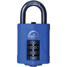 Squire CP40S Heavy-Duty Rustproof Marine Combi Padlock 38mm Boxed