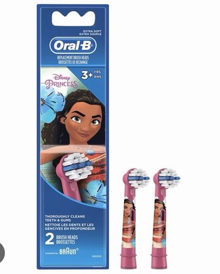 24x Oral-B Kids Disney Princess mix Replacement Brush Heads 2Pk Extra Soft =48