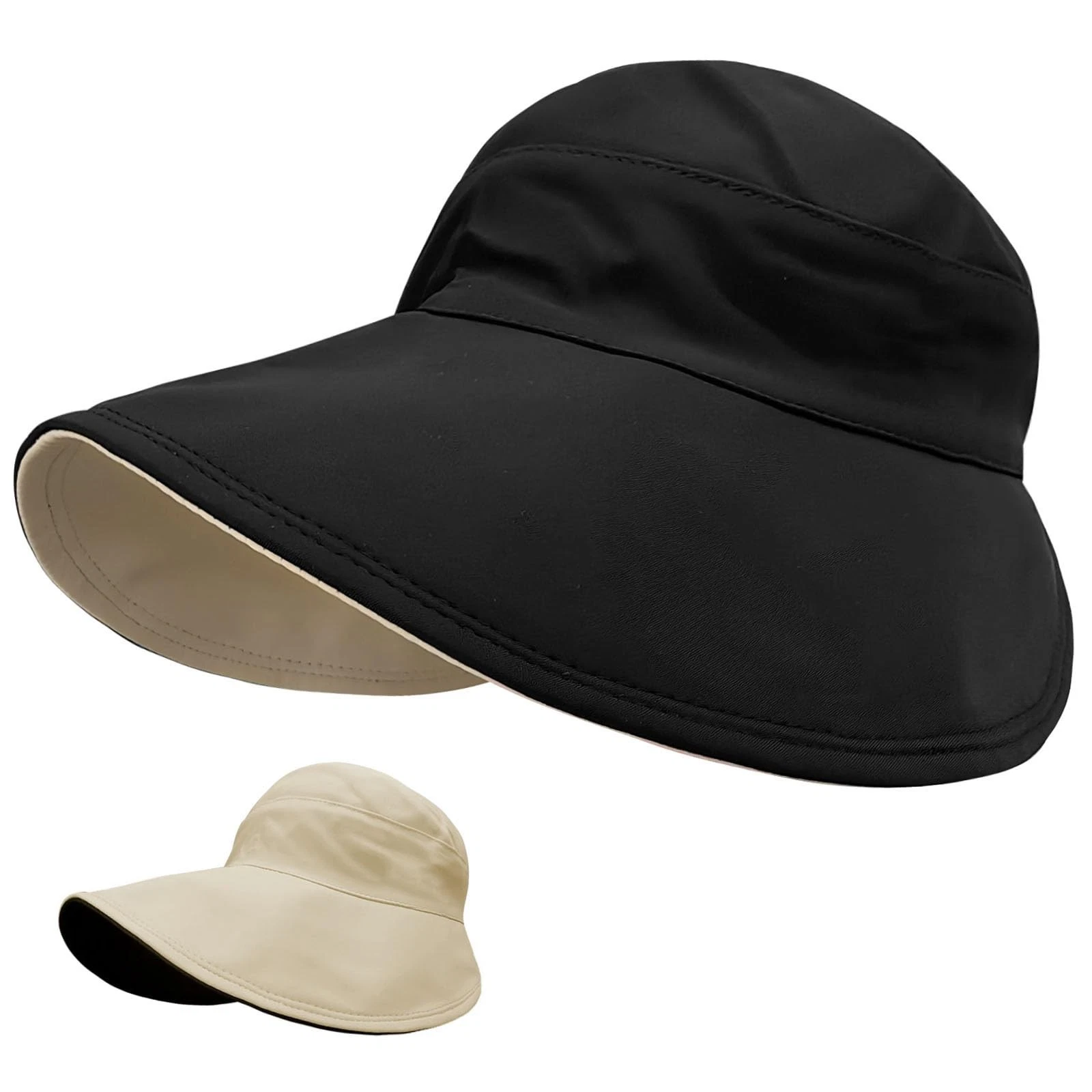 Sun Hats for Womens Wide Brim UV Protection Fishing Hats Packable Reversible ...