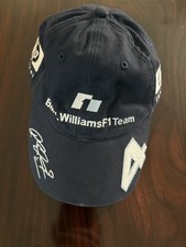 Vintage BMW Williams F1 Team Ralf Schumacher #4 Cap Hat Navy Blue Strapback