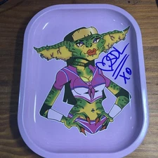SDL Steph De Lander Official Rolling Tray Autographed GCW TNA WWE Signed