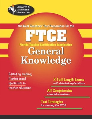 FTCE GENERAL KNOWLEDGE TEST (REA) - THE BEST TEACHERS' By Barry Leasha VG