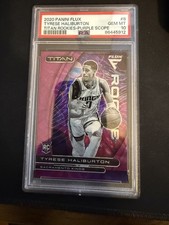 2020 Tyrese Haliburton Flux Titan Rookies Purple RC SSP  # 34/38 PSA 10 POP 8