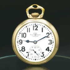 Ball Watch Co. Hamilton Model 999B Railroad Pocket Watch CA1948