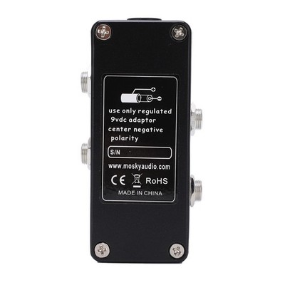Guitar Loop Effect Metal Black Mini Pedal True Bypass Channel Selection For SET